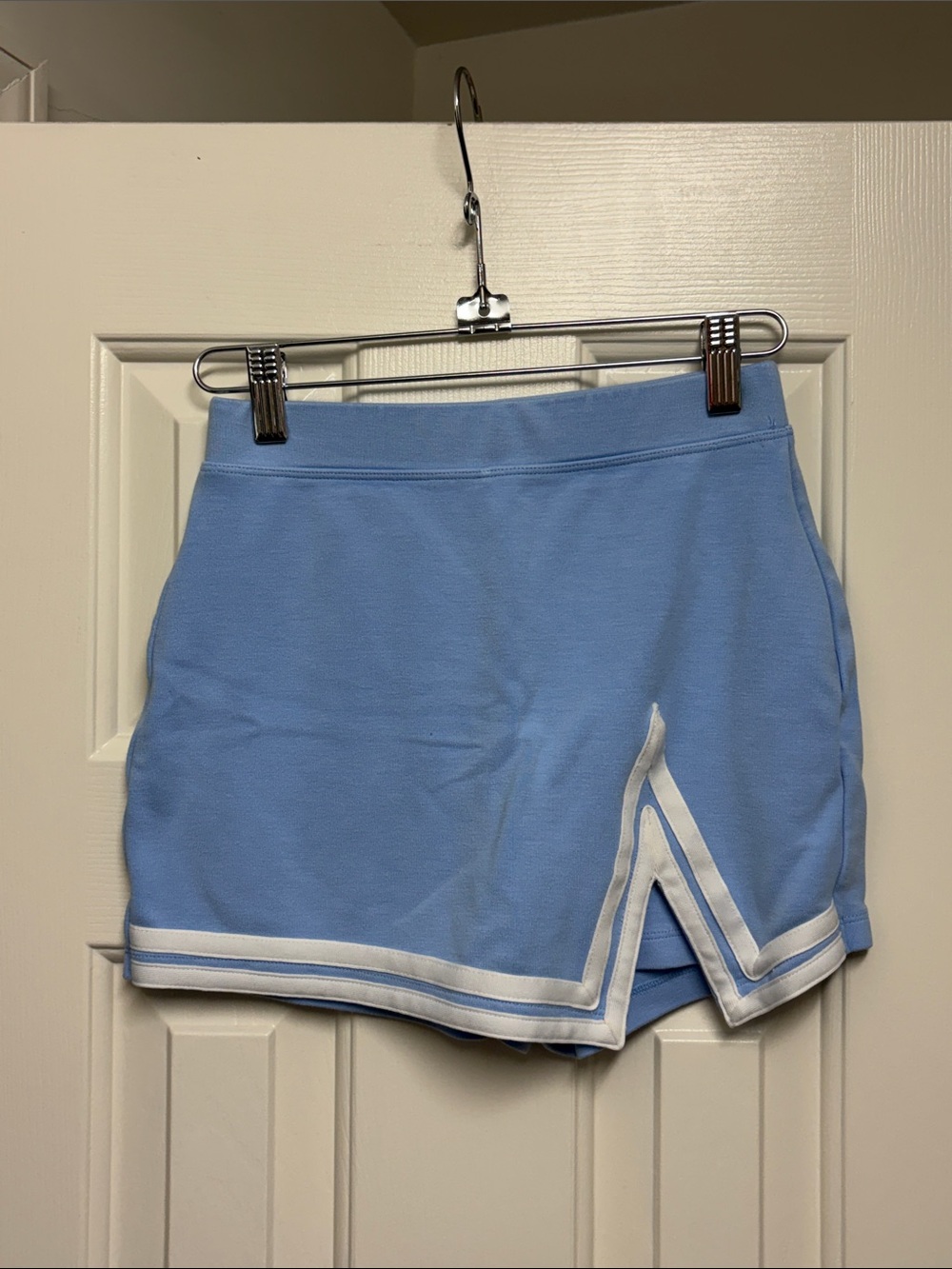 Hollister Light Blue Athletic Skort with White Trim